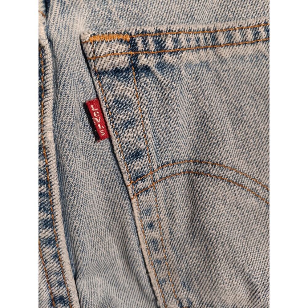 Levi’s 505 Shorts 90s USA Made Valencia 555 Light Wash Zip Fly Size 8 RARE - Picture 3 of 10